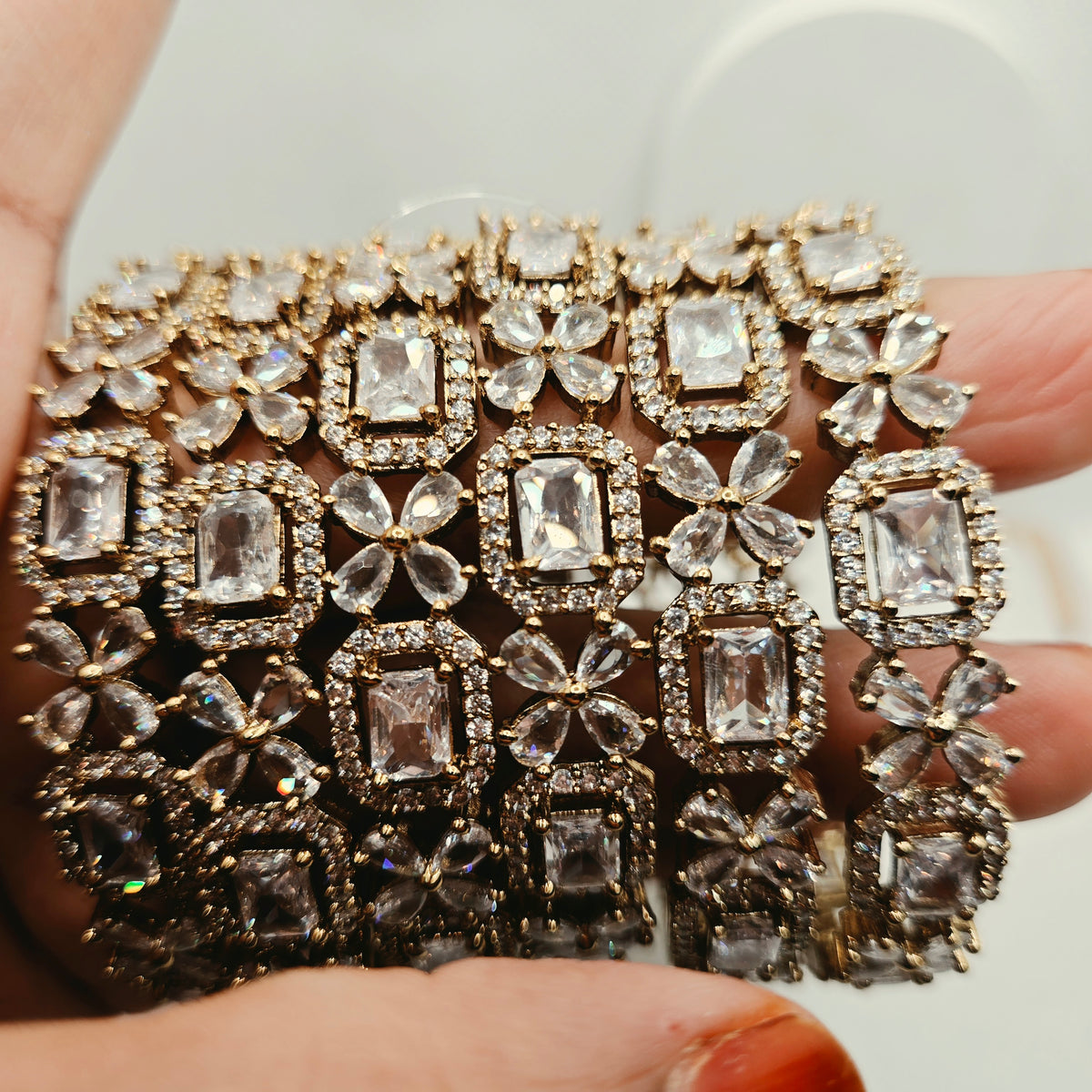 AD Stone Bangle Set