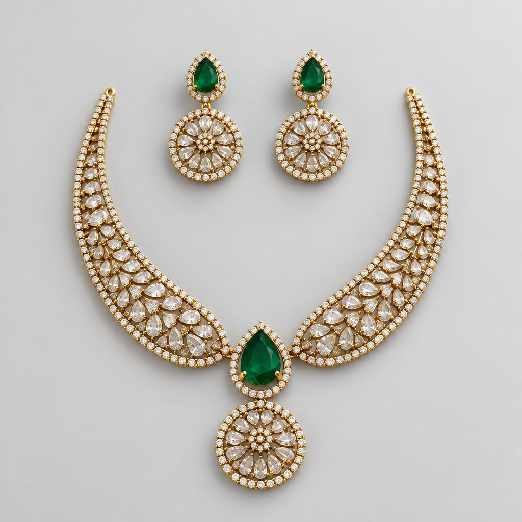 Emerald Hasli Choker Set