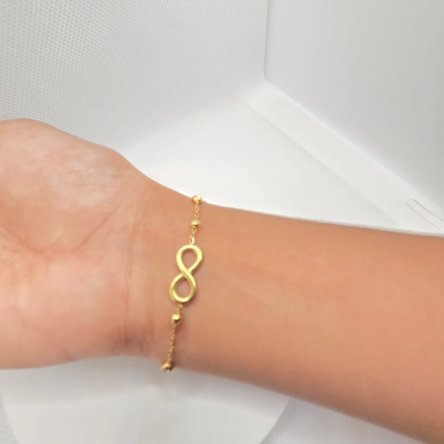 Gold-Finished Chain Bracelet
